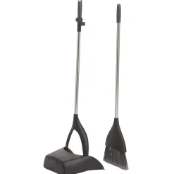 Nettoyage Et Entretien|Gifi Pelle et balayette aéroport en plastique noir