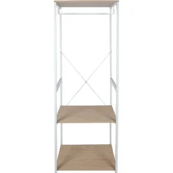 Rangement|Gifi Penderie blanche et bois