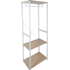 Rangement|Gifi Penderie blanche et bois