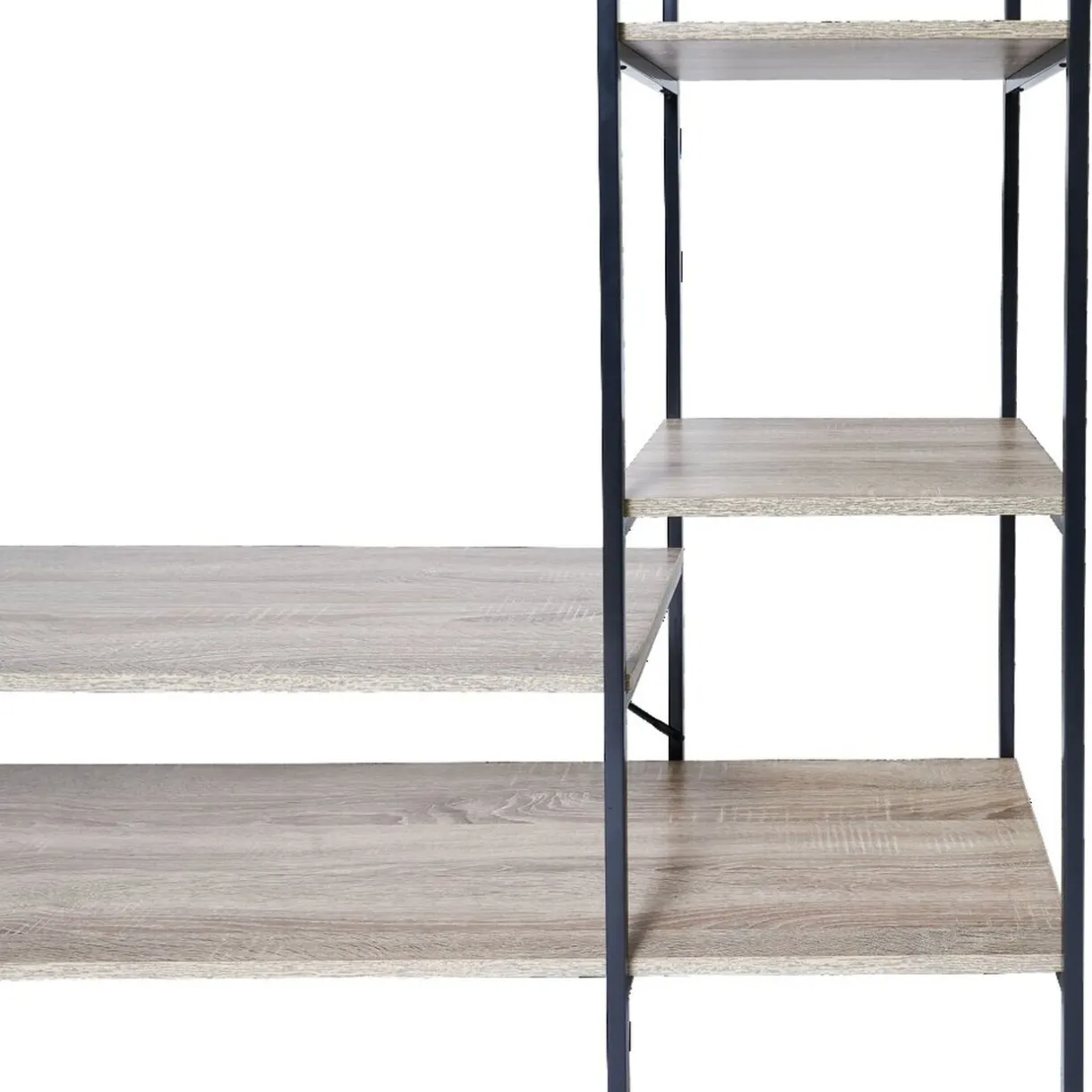 Rangement|Gifi Penderie bois XXL 6 étagères 160x40xH180cm