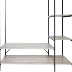 Rangement|Gifi Penderie bois XXL 6 étagères 160x40xH180cm