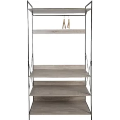 Rangement|Gifi Penderie dressing noir naturel