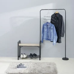 Rangement|Gifi Penderie modulable 3 en 1 en bois et métal