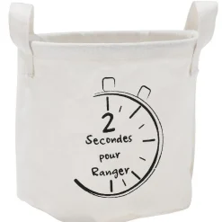 Rangement|Gifi Petite panière en tissus forme cylindre