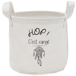 Rangement|Gifi Petite panière en tissus forme cylindre