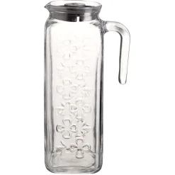 Pichet en verre avec couvercle 1,2L^Gifi Discount