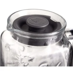 Pichet en verre avec couvercle 1,2L^Gifi Discount