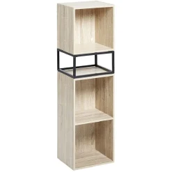 Rangement|Gifi Pieds pour meuble Box Cube métal noir H17,5cm
