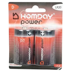 Online Gifi Pile Alcaline Homday Power LR20 x2