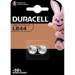 Outlet Gifi Pile Duracell alcaline SPE LR44 1,5Volts, 76A/A76/V13GA - Lot de 2