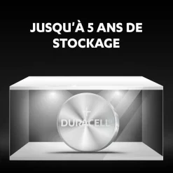 Outlet Gifi Pile Duracell alcaline SPE LR44 1,5Volts, 76A/A76/V13GA - Lot de 2