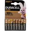 Clearance Gifi Pile Duracell Plus AAA LR03 x8