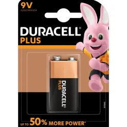 Discount Gifi Pile Duracell Plus alcaline 9 Volts 6LR61