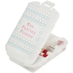 Hot Gifi Pilulier avec décor plastique