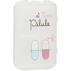 Hot Gifi Pilulier avec décor plastique