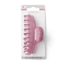 Discount Gifi Pince à cheveux à paillettes plastique rose 10cm