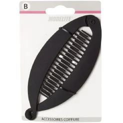 New Gifi Pince à cheveux banane L.14 cm noir