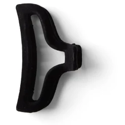 Best Gifi Pince à cheveux contours aspect velours noir 10cm