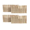 Entretien Du Linge|Gifi Pince à linge bambou naturel x48