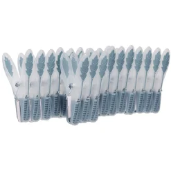 Entretien Du Linge|Gifi Pince à linge bleu blanc x20