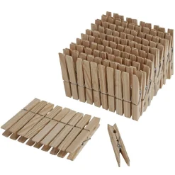 Entretien Du Linge|Gifi Pince à linge bois naturel x100