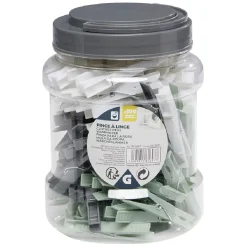 Entretien Du Linge|Gifi Pince à linge dans bocal plastique x100