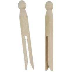 Entretien Du Linge|Gifi Pince à linge en bois vintage x16