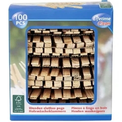 Entretien Du Linge|Gifi Pince à linge en bois x100