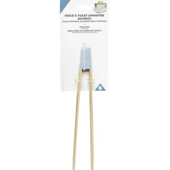 Pince à toast aimantée en bambou^Gifi Sale