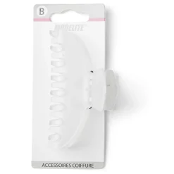 Online Gifi Pince cheveux blanc mat L9cm