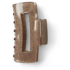 Discount Gifi Pince cheveux crabe marron pailleté L10cm