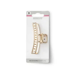 Clearance Gifi Pince cheveux doré brillant L8cm