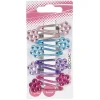 Discount Gifi Pince clic clac fleur x8 en plastique