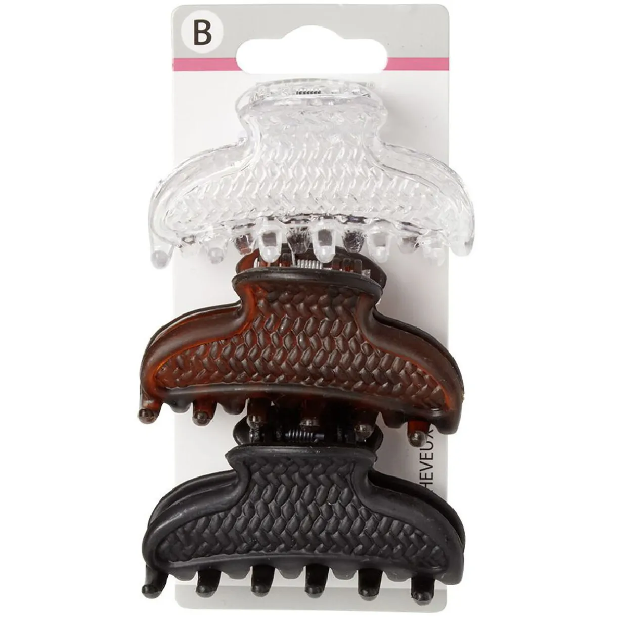 Best Gifi Pince crocodile motif relief uni L.6 cm x3