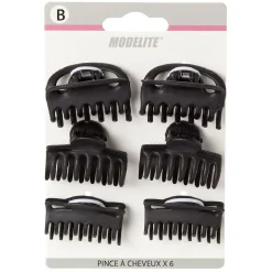 Sale Gifi Pince crocodile noir mat L.4 cm x6