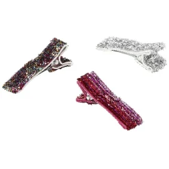 Discount Gifi Pince crocodile pailleté x3