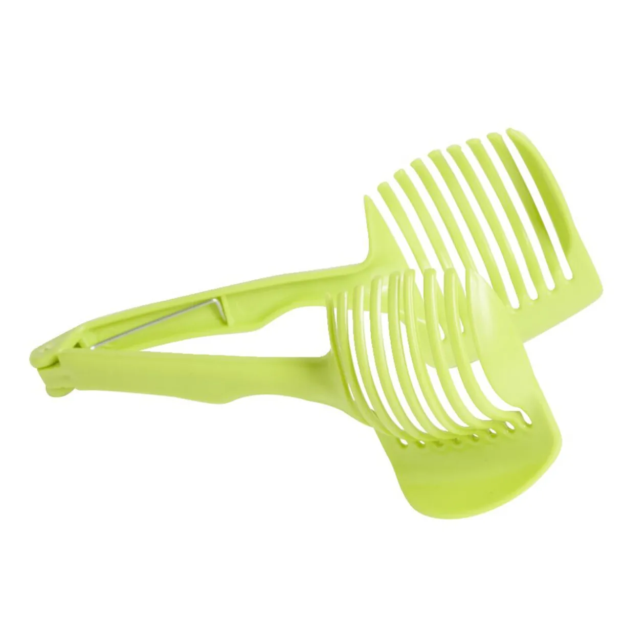 Pince découpe légumes plastique vert L18,5cm^Gifi Best