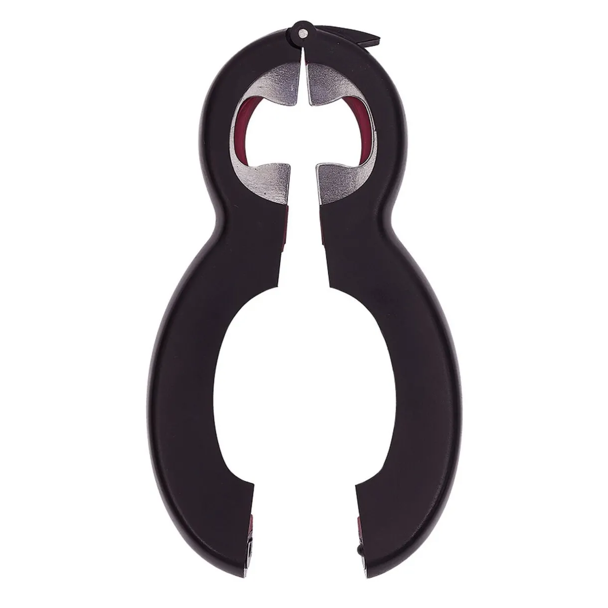 Pince multifonction 6en1 ouvre bouteille et bocal noir et rouge^Gifi
