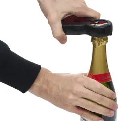 Pince multifonction 6en1 ouvre bouteille et bocal noir et rouge^Gifi