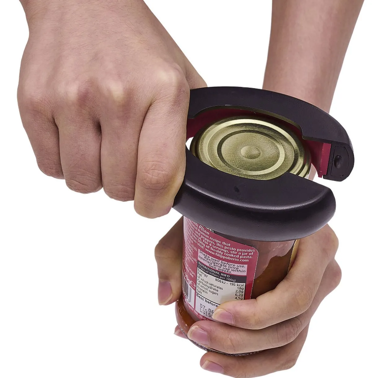 Pince multifonction 6en1 ouvre bouteille et bocal noir et rouge^Gifi