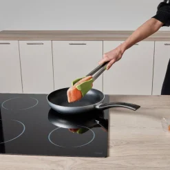 Pince spatule 2 en 1 inox silicone vert^Gifi Sale