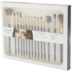 Clearance Gifi Pinceau cosmétique en plastique noir x15