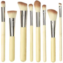 Gifi Pinceau de maquillage en bambou x8