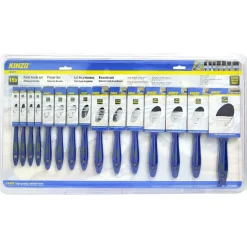 Clearance Gifi Pinceaux plats pour peinture brico - pack de 15 pièces