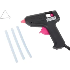 New Gifi Pistolet à colle avec 3 bâtonnets de colle