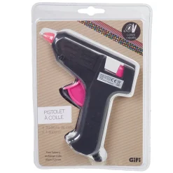 New Gifi Pistolet à colle avec 3 bâtonnets de colle