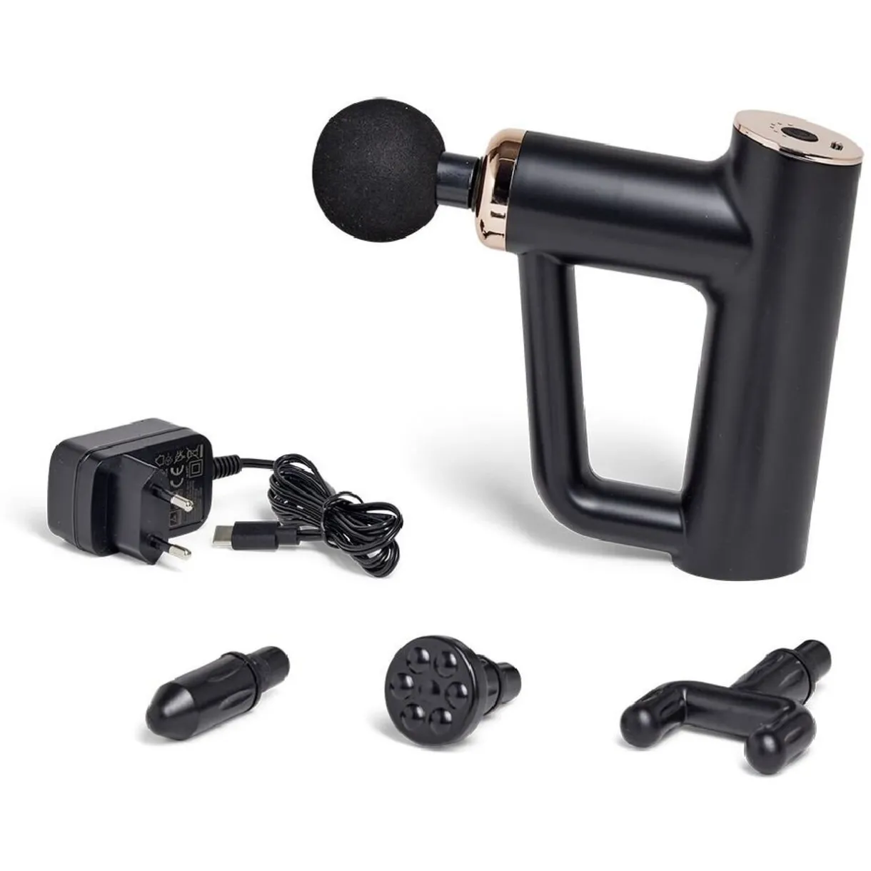 Sale Gifi Pistolet de massage 4 têtes interchangeables et 6 vitesses