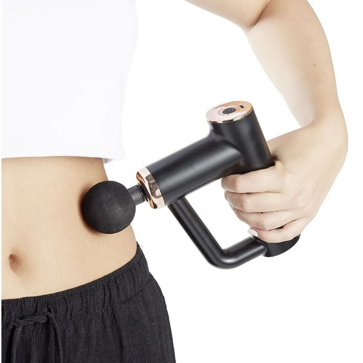 Sale Gifi Pistolet de massage 4 têtes interchangeables et 6 vitesses