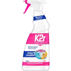 Entretien Du Linge|Gifi Pistolet détachant K2R textile avant lavage 750ml