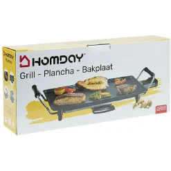 Plancha électrique aluminium Homday 2000W^Gifi Online